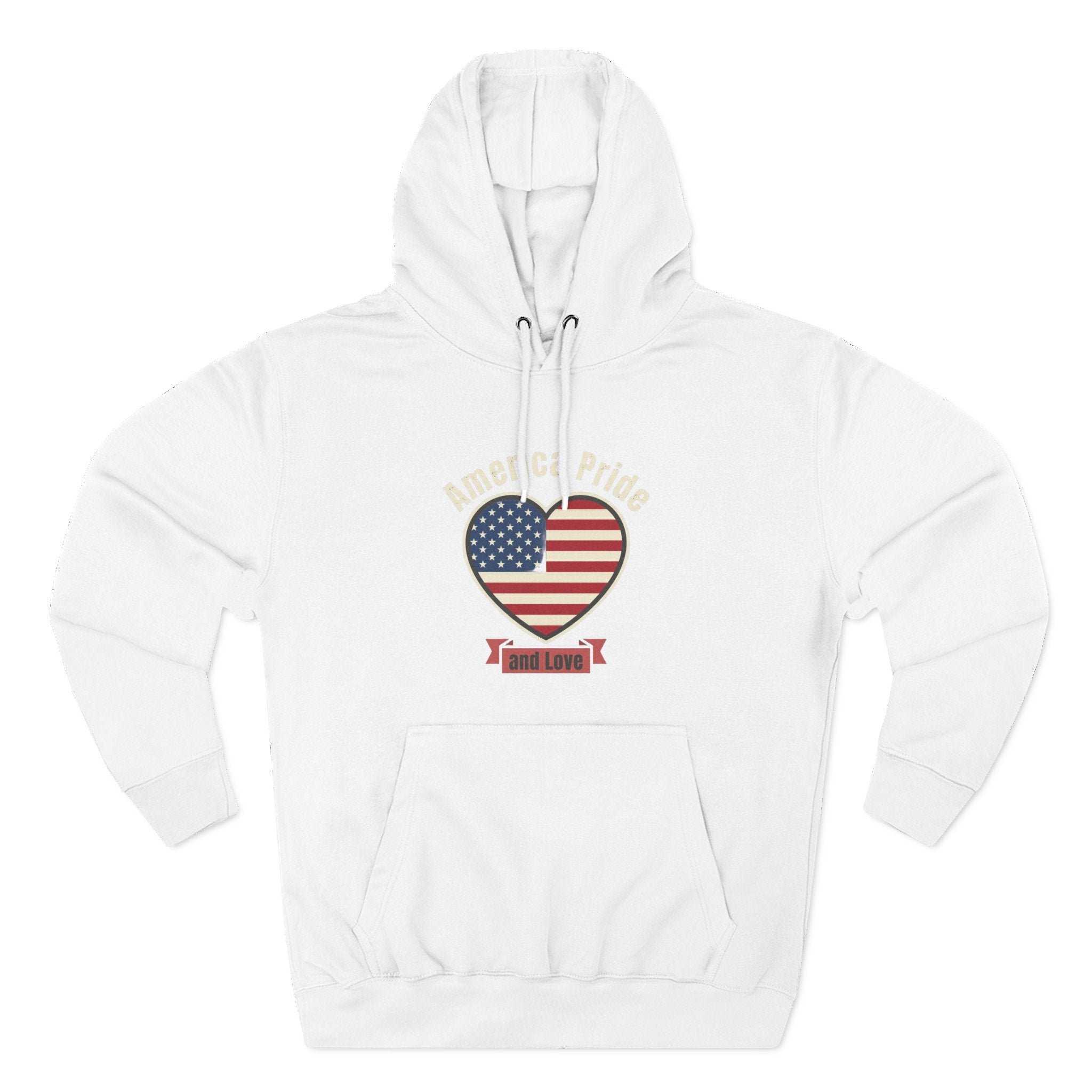 Three-Panel Fleece Hoodie