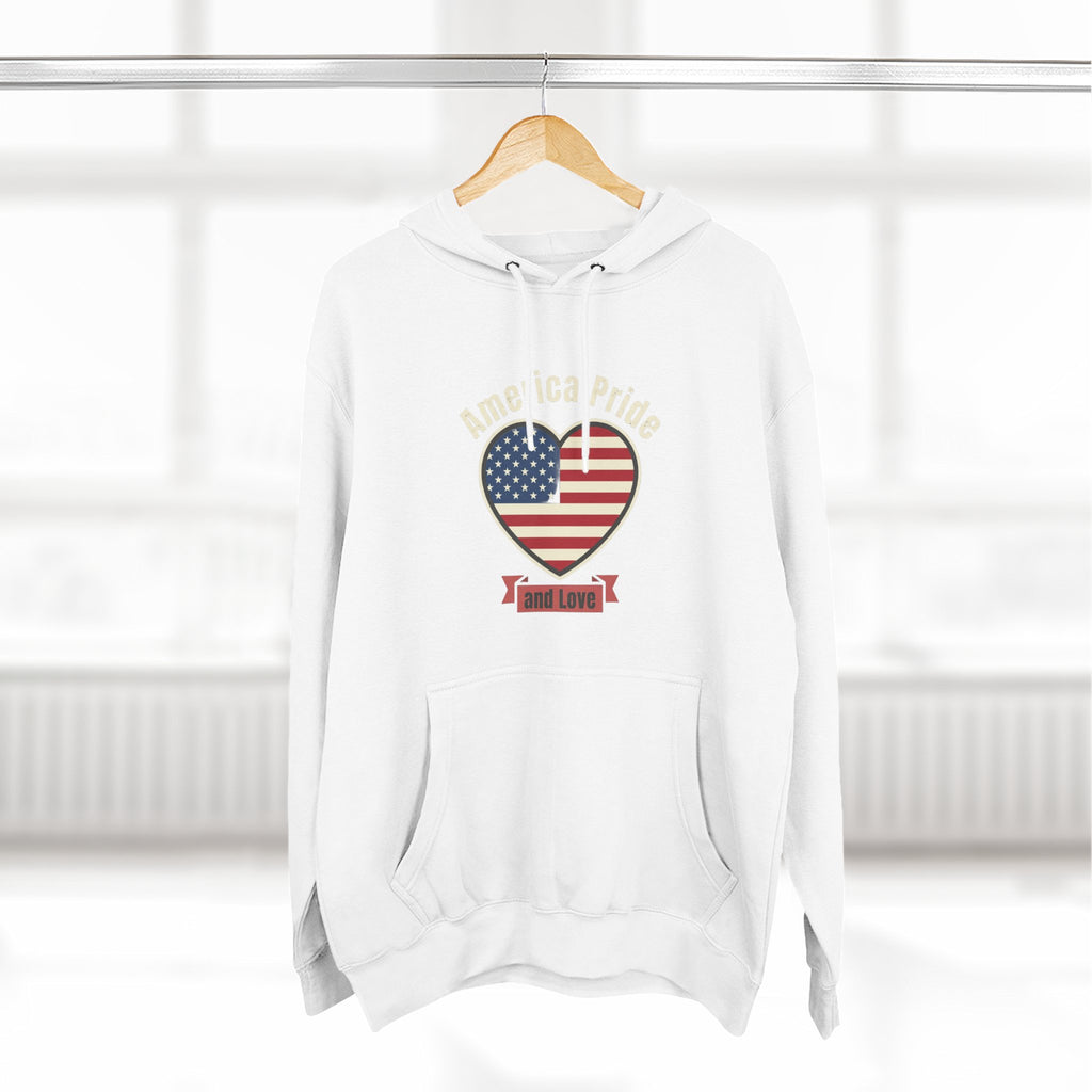 Three-Panel Fleece Hoodie