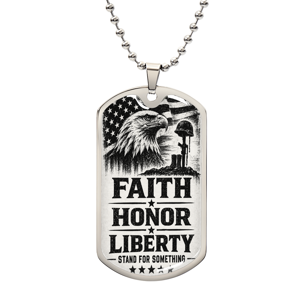 Faith • Honor • Liberty | Fallen Hero Dog Tag