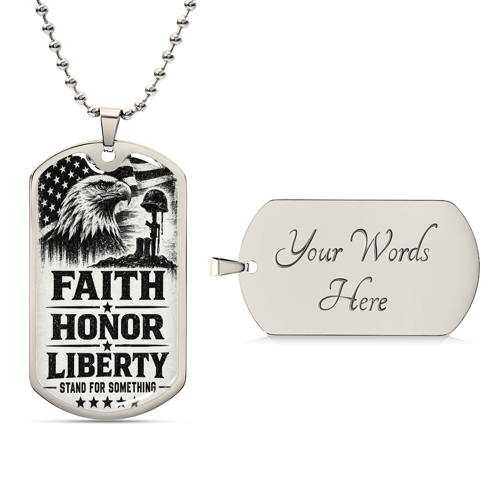 Faith • Honor • Liberty | Fallen Hero Dog Tag