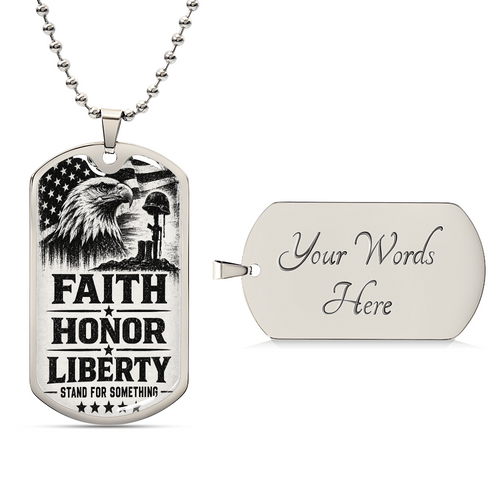 Faith • Honor • Liberty | Fallen Hero Dog Tag