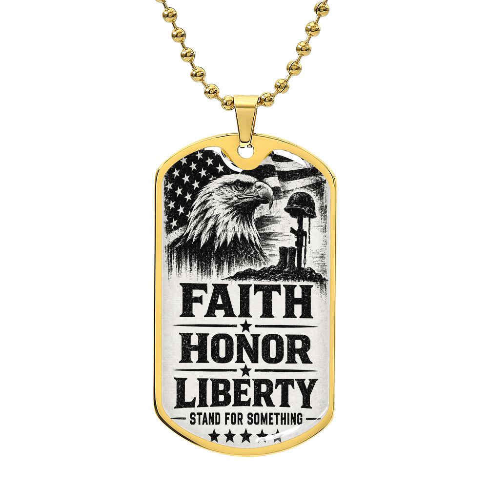 Faith • Honor • Liberty | Fallen Hero Dog Tag