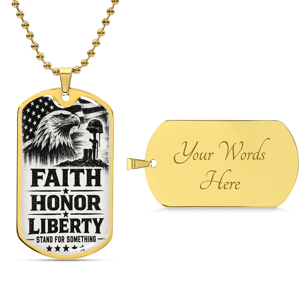 Faith • Honor • Liberty | Fallen Hero Dog Tag
